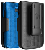 Nakedcellphone Hard Case and Belt Clip Holster Combo for Jitterbug Flip 3 Phone