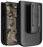 Nakedcellphone Hard Case and Belt Clip Holster Combo for Jitterbug Flip 3 Phone
