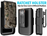 Nakedcellphone Hard Case and Belt Clip Holster Combo for Jitterbug Flip 3 Phone
