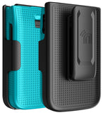 Nakedcellphone Hard Case and Belt Clip Holster Combo for Jitterbug Flip 3 Phone