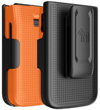 Nakedcellphone Hard Case and Belt Clip Holster Combo for Jitterbug Flip 3 Phone