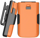 Nakedcellphone Hard Case and Belt Clip Holster Combo for Jitterbug Flip 3 Phone