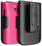 Nakedcellphone Hard Case and Belt Clip Holster Combo for Jitterbug Flip 3 Phone
