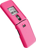 Nakedcellphone Grid Texture Hard Case Slim Cover for Jitterbug Flip 3 Phone