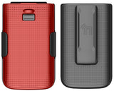 Nakedcellphone Hard Case and Belt Clip Holster Combo for Jitterbug Flip 3 Phone