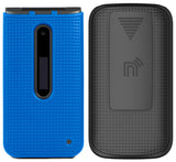 Hard Case Cover and Belt Clip Holster Combo for LG Classic Flip Phone (L125DL)