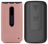 Hard Case Cover and Belt Clip Holster Combo for LG Wine 2 LTE Flip Phone LM-Y120