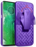 Kickstand Case Slim Hard Cover and Belt Clip Holster for Motorola Edge Plus