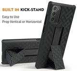 Black Case Kickstand Cover + Belt Clip Holster Holder for Samsung Galaxy Note 20