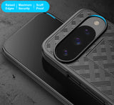 Slim Hard Case Stand Belt Clip Holster for Pixel 10 / Pixel 10 Pro Phone - Black