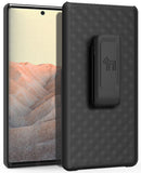 Black Hard Case Cover Stand and Belt Clip Holster Combo for Google Pixel 6