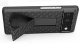 Black Hard Case Cover Stand and Belt Clip Holster Combo for Google Pixel 6