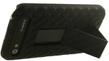 Black Kickstand Hard Case Cover for Blackberry Classic Q20 Q25 Phone