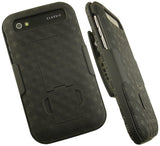 Black Kickstand Hard Case Cover for Blackberry Classic Q20 Q25 Phone