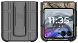 Hard Case Cover & Belt Clip Holster for Motorola RAZR 2024 Flip Phone (RAZR 50)