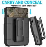 Hard Case & Belt Clip for Motorola RAZR+ 2024/2025 Phone, Moto RAZR Plus '24 '25