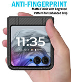 Textured Hard Case Slim Cover for Motorola RAZR 2024/2025 Flip Phone
