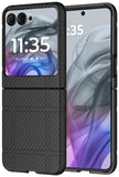 Textured Hard Case Slim Cover for Motorola RAZR 2024/2025 Flip Phone