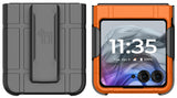 Hard Case Cover & Belt Clip Holster for Motorola RAZR 2024 Flip Phone (RAZR 50)