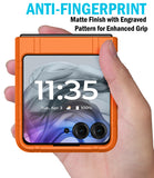 Textured Hard Case Slim Cover for Motorola RAZR 2024/2025 Flip Phone