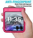 Textured Hard Case Slim Cover for Motorola RAZR 2024/2025 Flip Phone