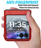 Textured Hard Case Slim Cover for Motorola RAZR 2024/2025 Flip Phone