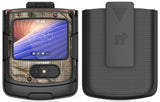 Camo Tree Real Woods Case and Belt Clip for Motorola RAZR 5G Flip Phone (2020)