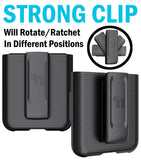 Hard Case Cover and Belt Clip Holster Combo for Motorola RAZR 2023 (aka RAZR 40)