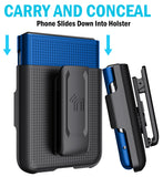 Hard Case Cover and Belt Clip Holster Combo for Motorola RAZR 2023 (aka RAZR 40)