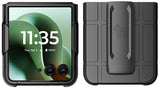 Hard Case and Belt Clip Holster Holder for Motorola RAZR ULTRA 2025 Flip Phone