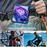 Hard Case and Belt Clip Holster Holder for Motorola RAZR ULTRA 2025 Flip Phone