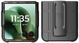 Hard Case and Belt Clip Holster Holder for Motorola RAZR ULTRA 2025 Flip Phone