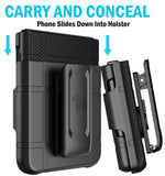 Hard Case and Belt Clip Holster Holder for Motorola RAZR ULTRA 2025 Flip Phone