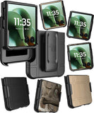 Hard Case and Belt Clip Holster Holder for Motorola RAZR ULTRA 2025 Flip Phone
