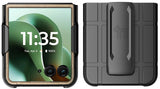 Hard Case and Belt Clip Holster Holder for Motorola RAZR ULTRA 2025 Flip Phone