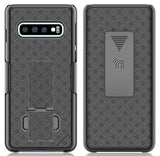 Kickstand Case Slim Hard Cover Belt Clip Holster Combo for Samsung Galaxy S10