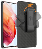 Black Hard Case Cover Stand and Belt Clip Holster Combo for Samsung Galaxy S22