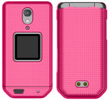 Grid Case Hard Shell Cover and Belt Clip Holster Combo for CAT S22 Flip Phone