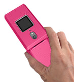 Grid Texture Slim Hard Shell Case Protector Cover for CAT S22 Flip Phone