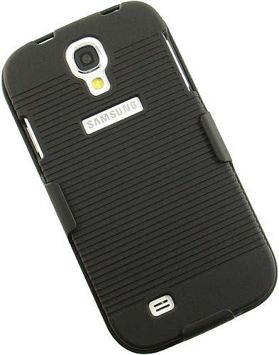 Black RUBBERIZED HARD CASE + BELT CLIP HOLSTER STAND FOR GALAXY S4 S IV PHONE Black RUBBERIZED HARD CASE + BELT CLIP HOLSTER STAND FOR GALAXY S4 S IV PHONE