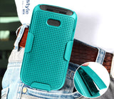 Hard Protector Case Cover and Belt Clip Holster for Alcatel Smartflip, Go Flip 3