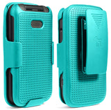 Hard Protector Case Cover and Belt Clip Holster for Alcatel Smartflip, Go Flip 3