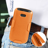 Hard Protector Case Cover and Belt Clip Holster for Alcatel Smartflip, Go Flip 3