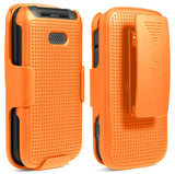 Hard Protector Case Cover and Belt Clip Holster for Alcatel Smartflip, Go Flip 3