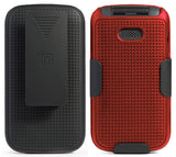 Hard Protector Case Cover and Belt Clip Holster for Alcatel Smartflip, Go Flip 3