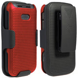 Hard Protector Case Cover and Belt Clip Holster for Alcatel Smartflip, Go Flip 3