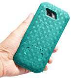 Teal Mint Cyan Case Stand Cover Belt Clip Holster for Sonim XP5s Phone (XP5800)