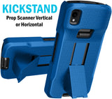 Textured Hard Case Cover Stand Belt Clip Holster for Zebra TC22 TC27 Scanner