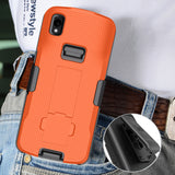 Textured Hard Case Cover Stand Belt Clip Holster for Zebra TC22 TC27 Scanner