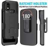 Kickstand Case + Hand Strap + Belt Clip Holster for Zebra TC501 Scanner